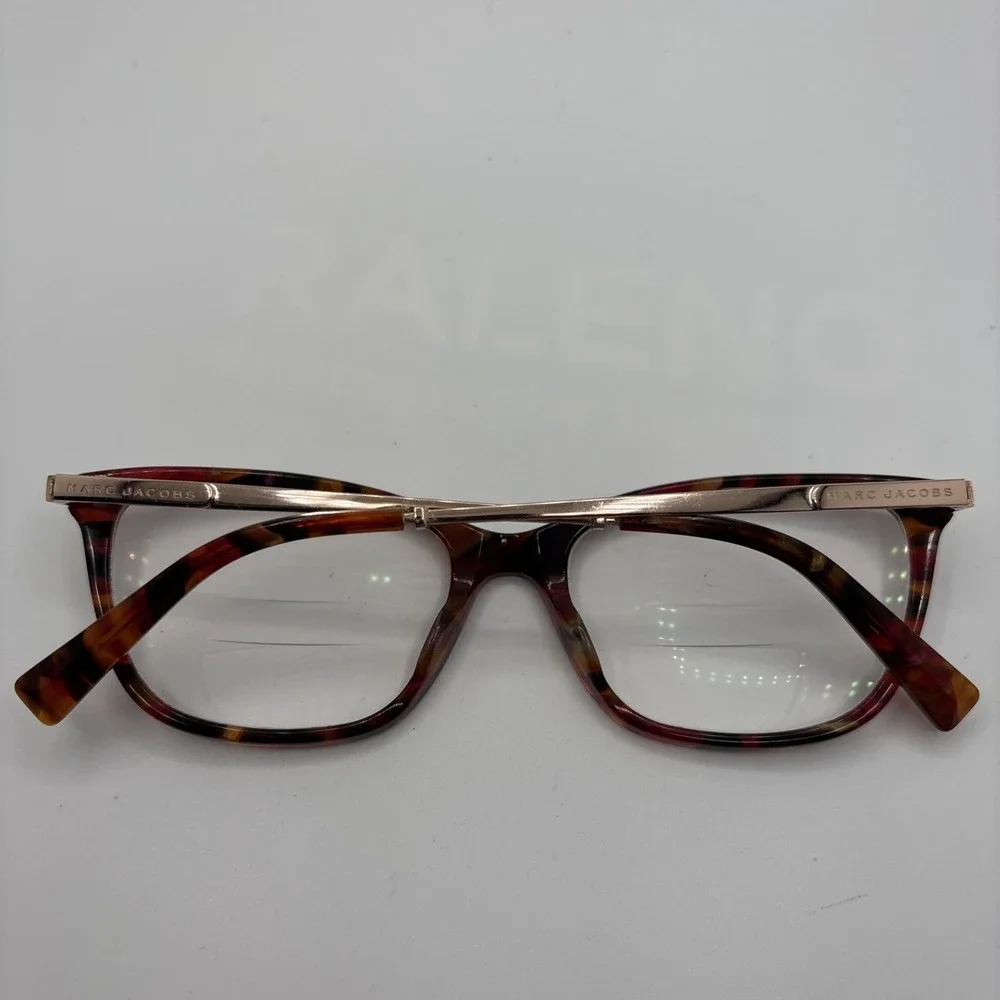 MARC JACOBS EYEGLASS FRAME MARC 400 O63 54/18/145 RED PINK ORANGE GOLD #D169